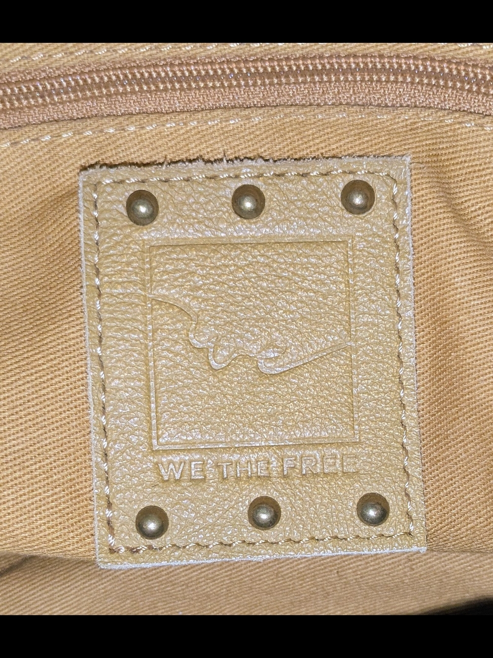 We The Free Leather Saddle Bag